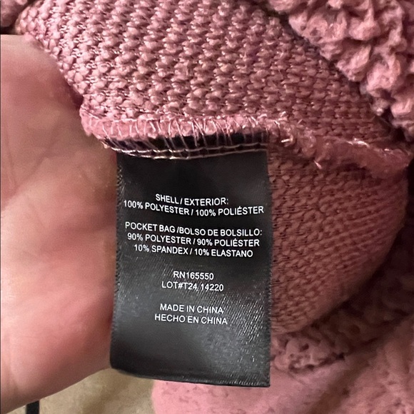 32 Degrees Sherpa Teddy Jacket Dusty Rose Size XS/S - Picture 5 of 7